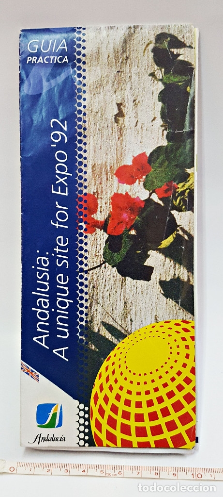 Travel Brochures: Folleto desplegable Guia practica. andalucia Expo 92
