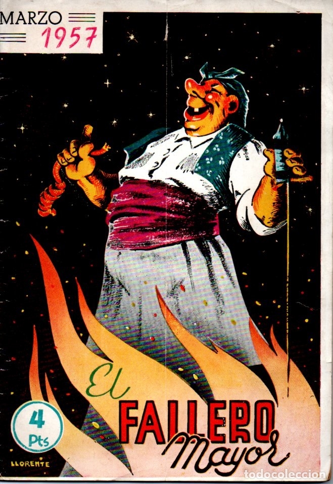 Travel Brochures: EL FALLERO MAYOR MARZO 1957