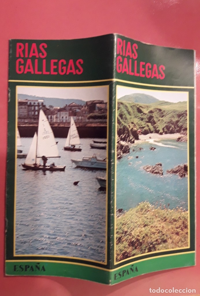 Brochures de tourisme: R&Iacute;AS GALLEGAS, FOLLETO TUR&Iacute;STICO DE 1974.