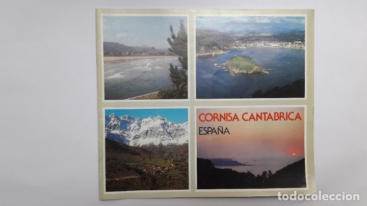 Brochures de tourisme: FOLLETO: CORNISA CANT&Aacute;BRICA, 1983.