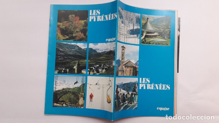 Brochures de tourisme: folleto: LES PYR&Eacute;N&Eacute;ES. ESPAGNE. 1984, (en franc&eacute;s)