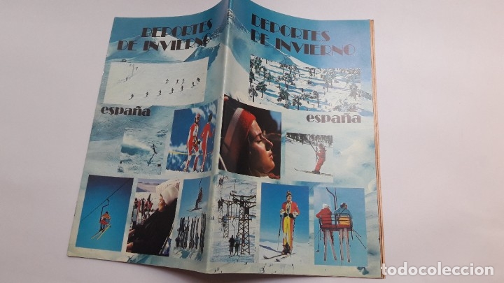 Tourismusbrosch&uuml;ren: folleto tur&iacute;stico: DEPORTES DE INVIERNO. ESPA&Ntilde;A, 1975