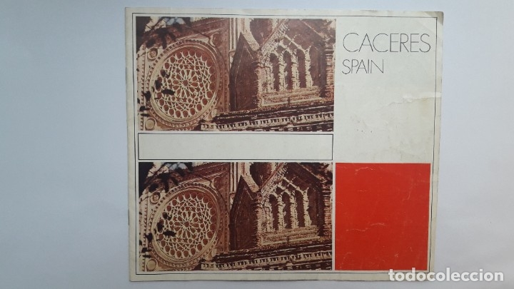Tourismusbrosch&uuml;ren: folleto tur&iacute;stico: C&Aacute;CERES, SPAIN, 1974, (en ingl&eacute;s)