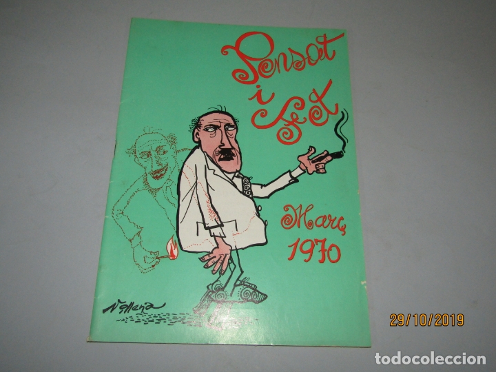Folhetos de turismo: Antigua Revista de Fallas N&ordm; 58 PENSAT Y FET del A&ntilde;o 1970