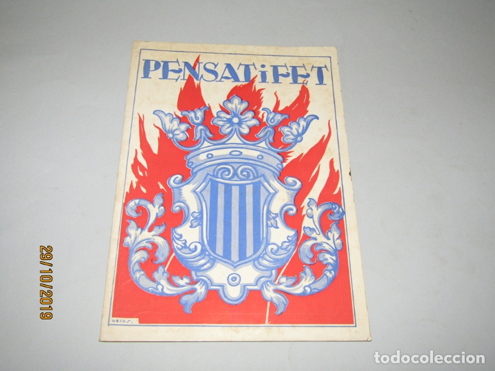 Brochures de tourisme: Antigua Revista de Fallas N&ordm; 49 Bis PENSAT Y FET del A&ntilde;o 1961