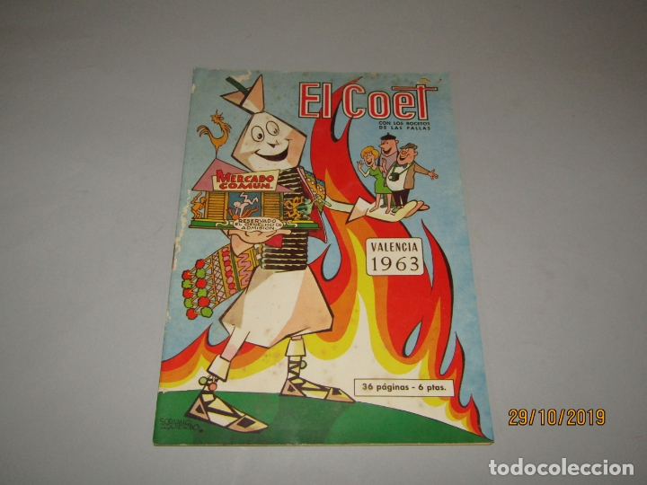 Travel Brochures: Antigua Revista de Fallas EL COET N&ordm; 19 del A&ntilde;o 1963