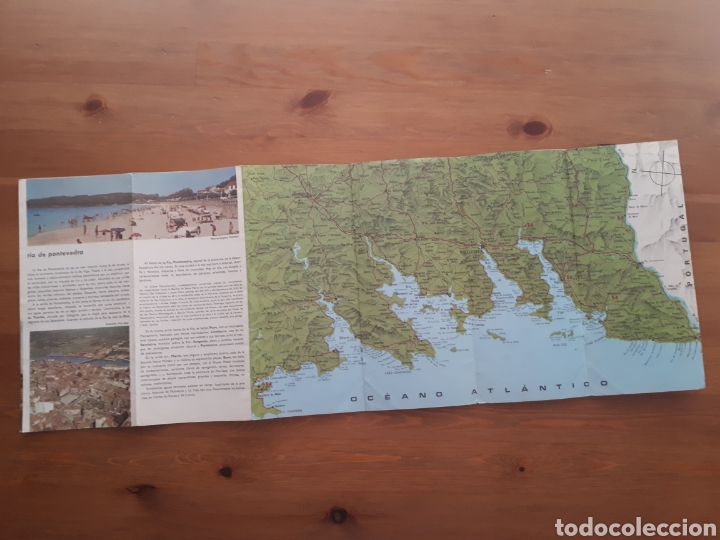 Foglietti di turismo: Folleto turismo desplegable con mapa R&iacute;as Bajas