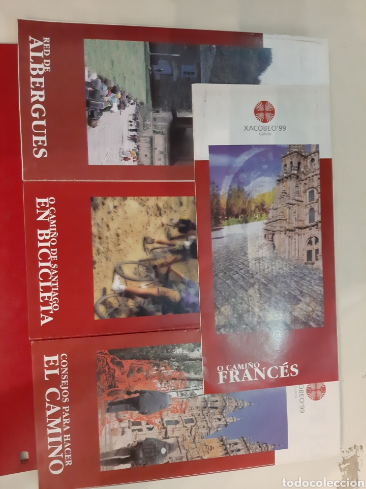 Tourismusbrosch&uuml;ren: Jacobeo 1999 Red Albergues..Cami&ntilde;o Franc&eacute;s Cami&ntilde;o Bickets..consejos para hacer cami&ntilde;o Galicia