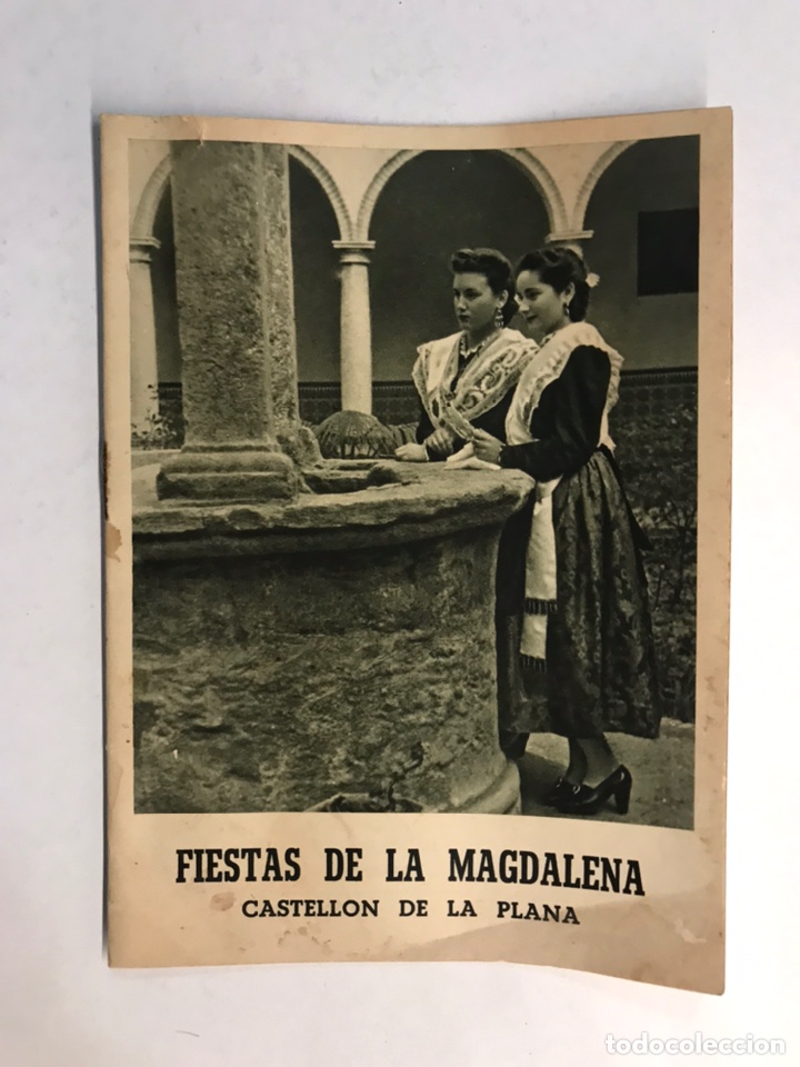 Tourismusbrosch&uuml;ren: CASTELL&Oacute;N. Libro, FIESTAS DE LA MAGDALENA. Edita: Junta provincial de Turismo (a.1952)
