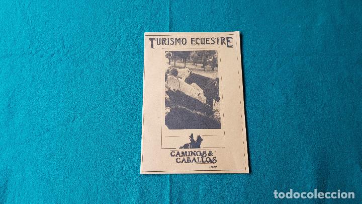 Folletos de turismo: FOLLETO DE TURISMO ECUESTRE (1987) GREDOS, GUADARRAMA, YUSTE, EL ESCORIAL...