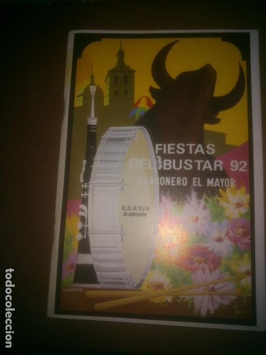 Folletos de turismo: PROGRAMA OFICIAL DE FIESTAS CARBONERO EL MAYOR 92