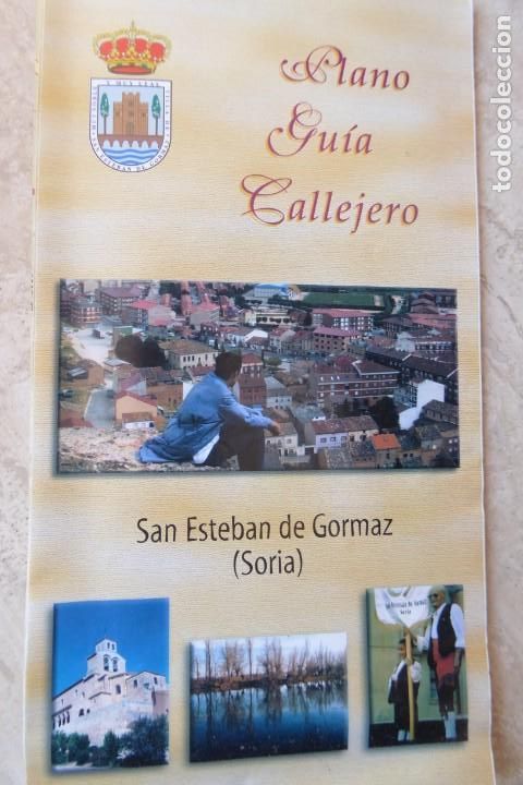 Tourismusbrosch&uuml;ren: SAN ESTEBAN DE GORMAZ (SORIA) PLANO-GU&Iacute;A CALLEJERO