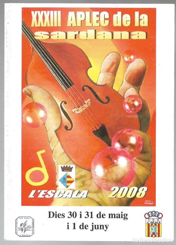 Travel Brochures: XXXIII APLEC DE LA SARDANA L'ESCALA 2008
