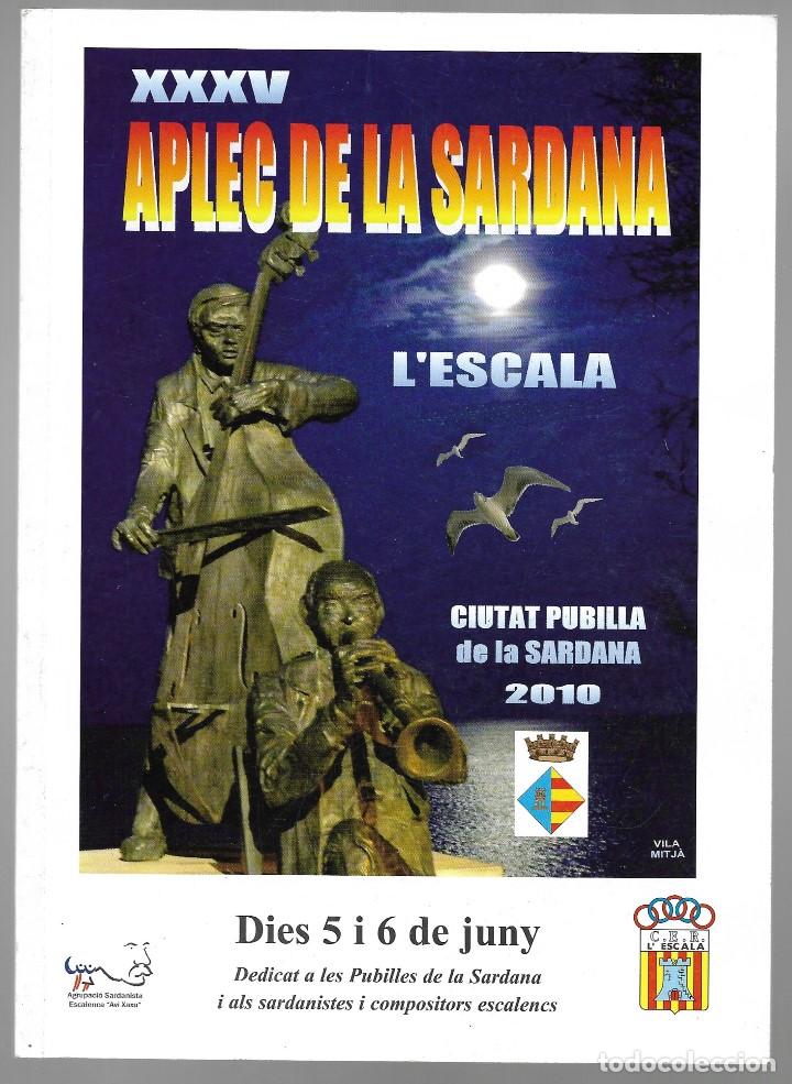 Travel Brochures: XXXV APLEC DE LA SARDANA L'ESCALA , CIUTAT PUBILLA DE LA SARDANA 2010