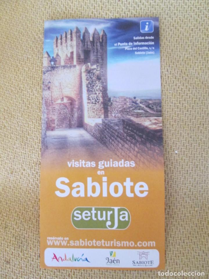 Folletos de turismo: VISITAS GUIADAS EN SABIOTE - JAEN - Foto 1