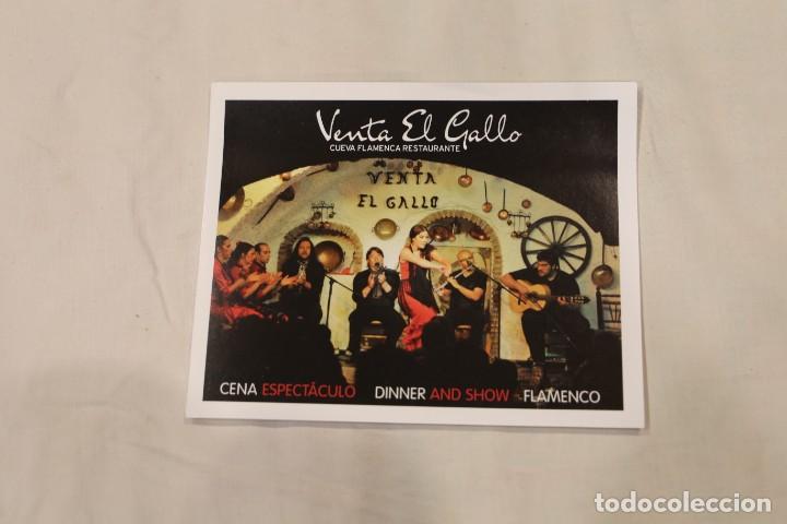 Travel Brochures: FOLLETO DE TURISMO DE LA VENTA EL GALLO CUEVA FLAMENCA RESTAURANTE SACROMONTE