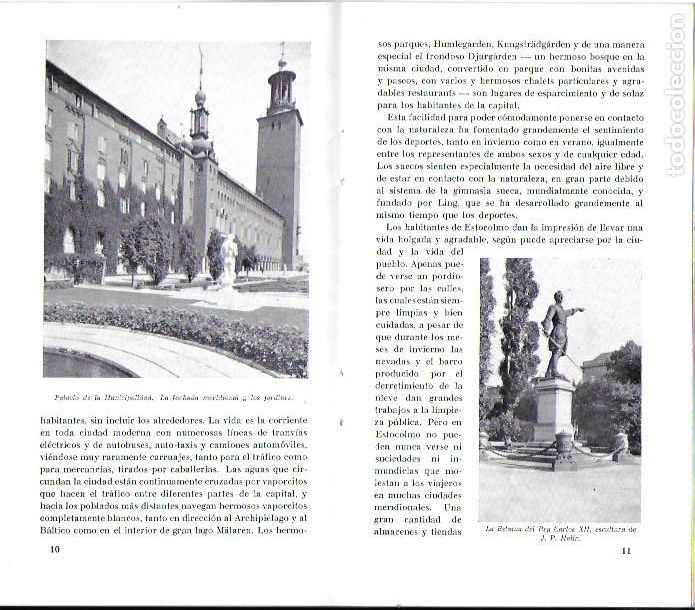Folletos de turismo: PR-1415. GUIA ESTOCOLMO. 1928. - Foto 4