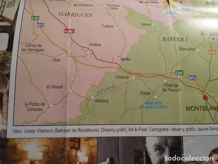 Folhetos de turismo: Folleto Balneario Rocallaura con mapas alrededores