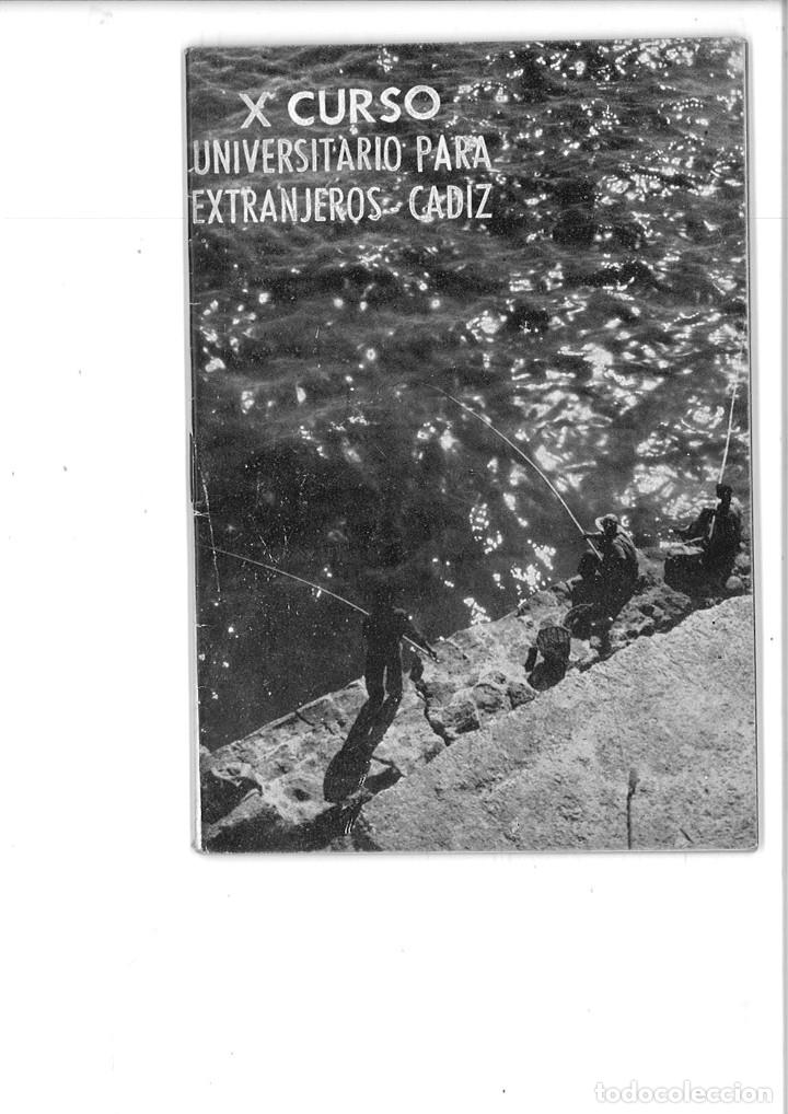 Brochures de tourisme: X CURSO UNIVERSITARIO PARA EXTRANJEROS EN CADIZ. UNIVERSIDAD DE SEVILLA