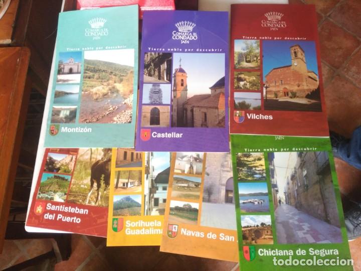 Tourismusbrosch&uuml;ren: Lote de gu&iacute;as de la comarca del condado Ja&eacute;n Vilches, Santisteban del puerto, Castellar, Montizon...