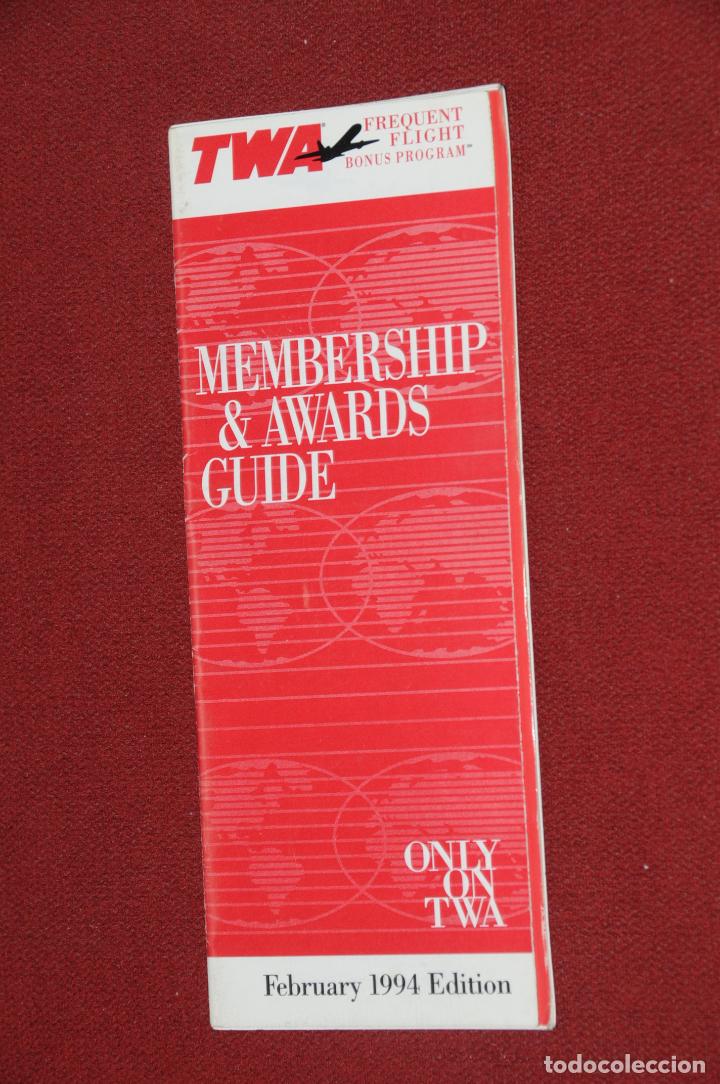 Travel Brochures: FOLLETO PROGRAMA MEMBERSHIP TWA 1994
