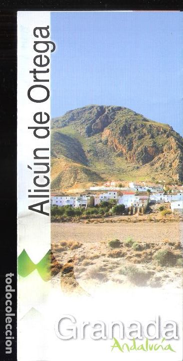 Travel Brochures: Alic&uacute;n de Ortega. Granada.Desplegable ( 8 caras ). 21x10 cm.