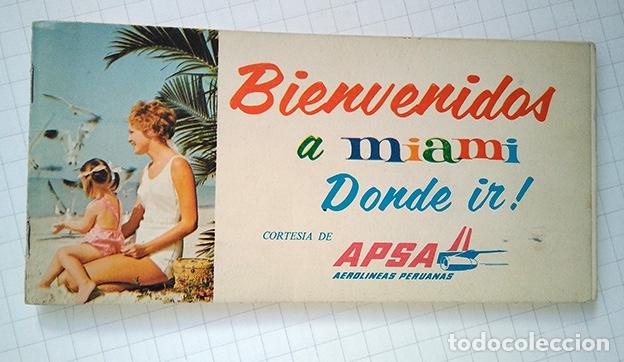 Folletos de turismo: Bienvenidos a Miami, 1972 - Aerol&iacute;neas Peruanas, APSA