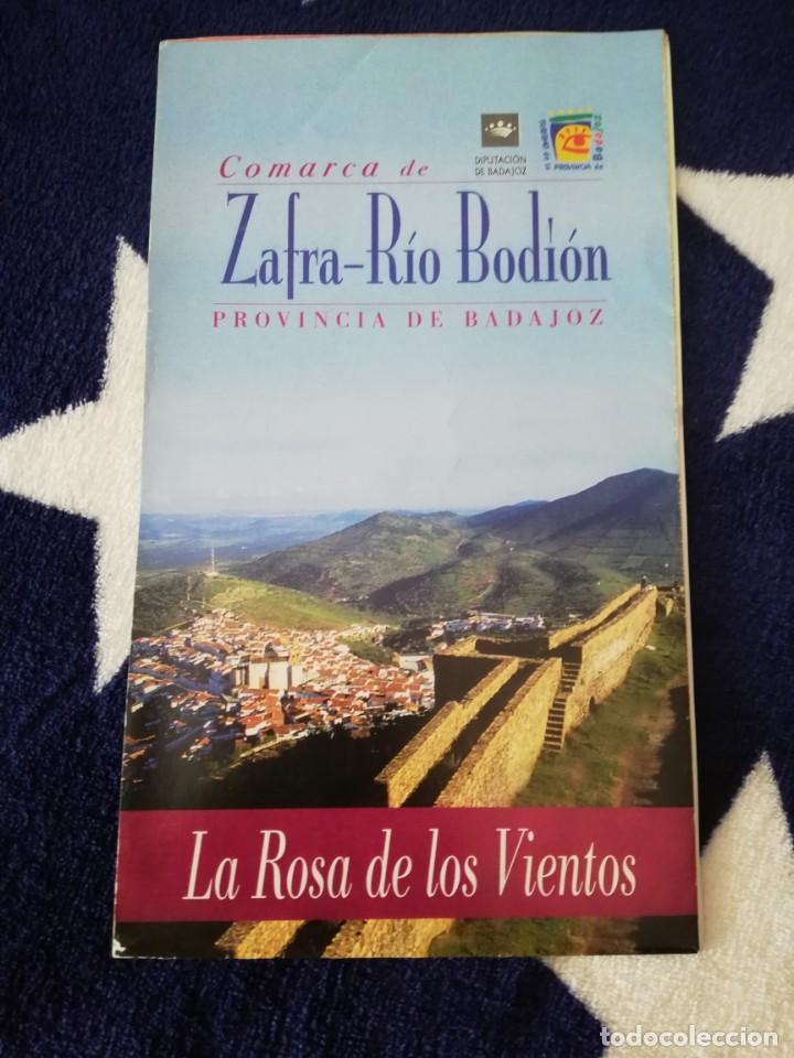 Travel Brochures: FOLLETO DE TURISMO COMARCA DE ZAFRA-R&Iacute;O BODI&Oacute;N - LA ROSA DE LOS VIENTOS