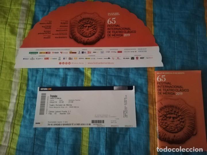 Tourismusbrosch&uuml;ren: LOTE 65 FESTIVAL INTERNACIONAL DE TEATRO CL&Aacute;SICO DE M&Eacute;RIDA 2019
