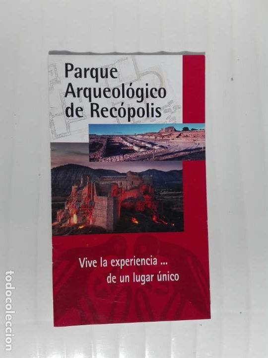 Travel Brochures: FOLLETO TURISMO - PARQUE ARQUEOLOGICO RECOPOLIS / ZORITA DE LOS CANES - GUADALAJARA - 12PG 50GR