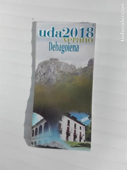 Folletos de turismo: FOLLETO TURISMO - DEBAGOIENA GIPUZKOA EUSKADI - DESPLEGABLE