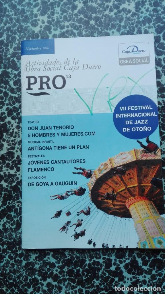 Tourismusbrosch&uuml;ren: Actividades de la obra social Caja Duero pro 13 noviembre-2006