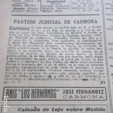 Folletos de turismo: SEVILLA 1947 - MAIRENA DEL ALJARAFE PALOMARES DEL RIO PUEBLA LA RINCONADA SANTIPONCE CARMONA VALENCI