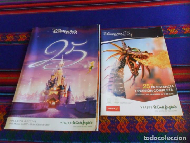 lote 2 folleto oficial disneyland parís 25 aniv Buy Old Travel Brochures at todocoleccion - 198526752