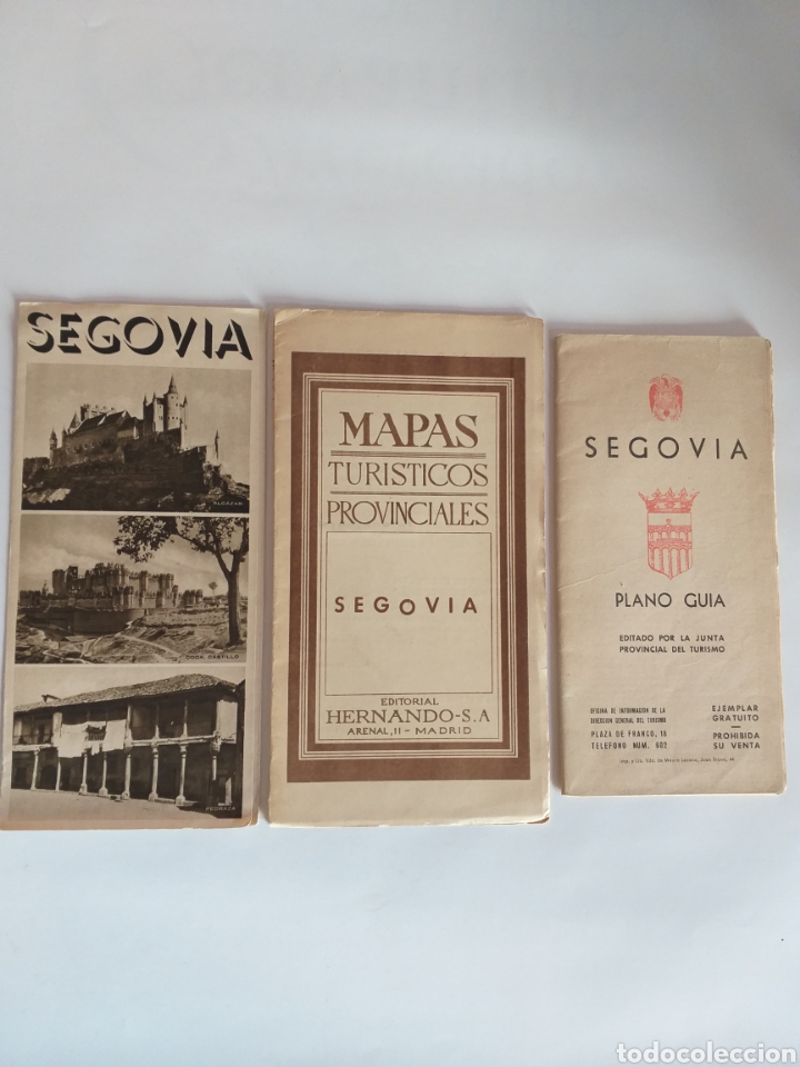 Tourismusbrosch&uuml;ren: 3 folletos Segovia .