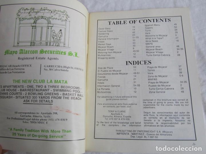 Folletos de turismo: Gu&iacute;a de Mojacar 1987 - Foto 4