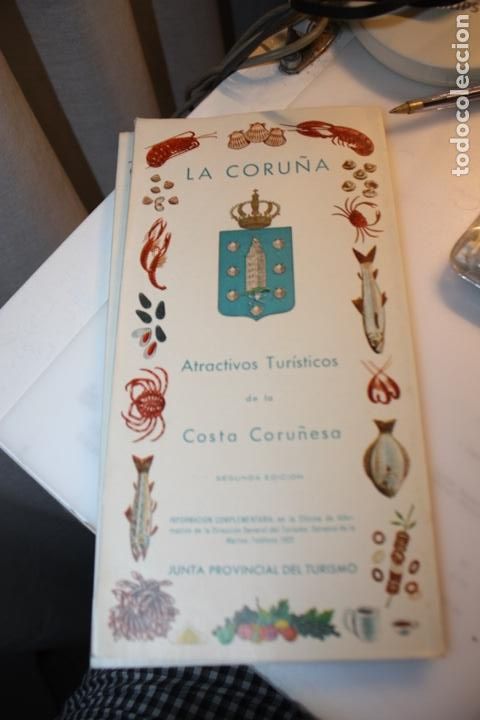 Tourismusbrosch&uuml;ren: GUIA DE LA CORU&Ntilde;A 1956