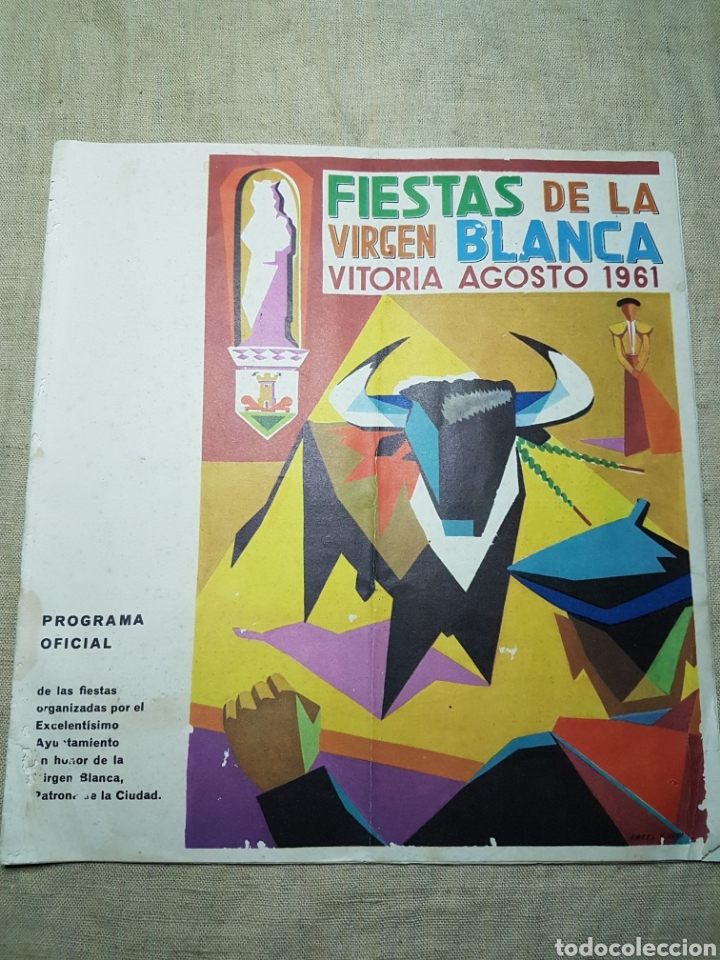 Brochures de tourisme: Programa fiestas Vitoria Agosto 1961