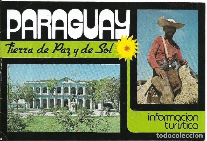 Folletos de turismo: :::: PA92 - FOLLETO DE INFORMACION TURISTICA - PARAGUAY - TIERRA DE PAZ Y DE SOL