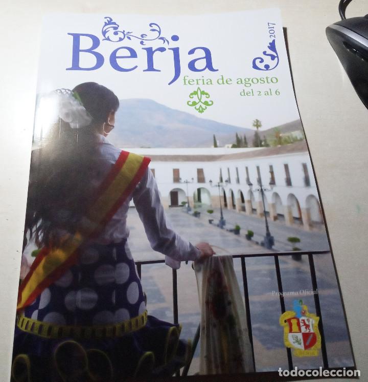 Tourismusbrosch&uuml;ren: BERJA FERIA DE BERJA 2017 ALMERIA 2017