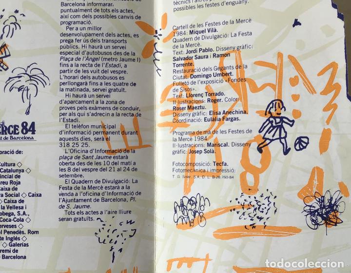 Folletos de turismo: MARISCAL, PROGRAMA DE MANO MERC&Eacute; 84 - Foto 5