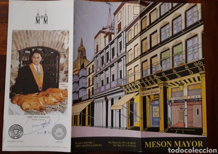 Travel Brochures: FOLLETO MES&Oacute;N MAYOR DE SEGOVIA 1993