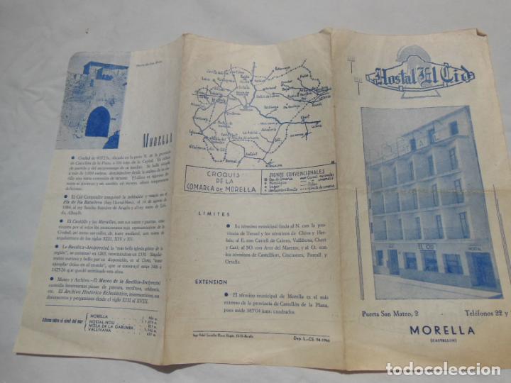 Foglietti di turismo: HOSTAL EL CID, MORELLA. 1966
