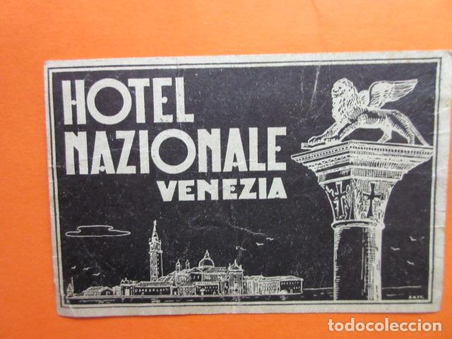 Tourismusbrosch&uuml;ren: FOLLETO HOTEL NAZIONLALE VENECIA ITALIA