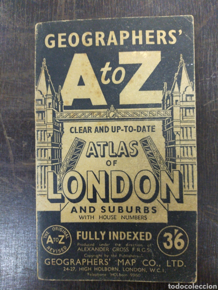 Brochures de tourisme: Geographers' A yo Z. Atlas of London and Suburbs. Plano Londres