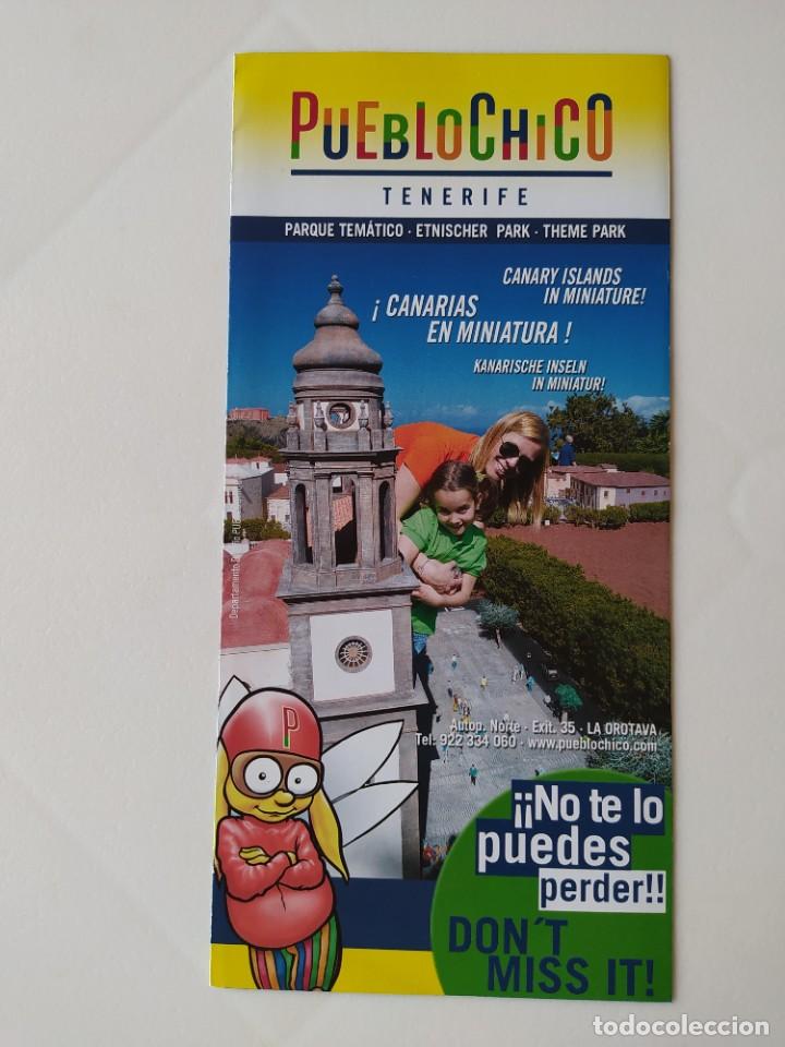 Tourismusbrosch&uuml;ren: FOLLETO PUEBLO CHICO CANARIAS EN MINIATURA - LA OROTAVA - TENERIFE