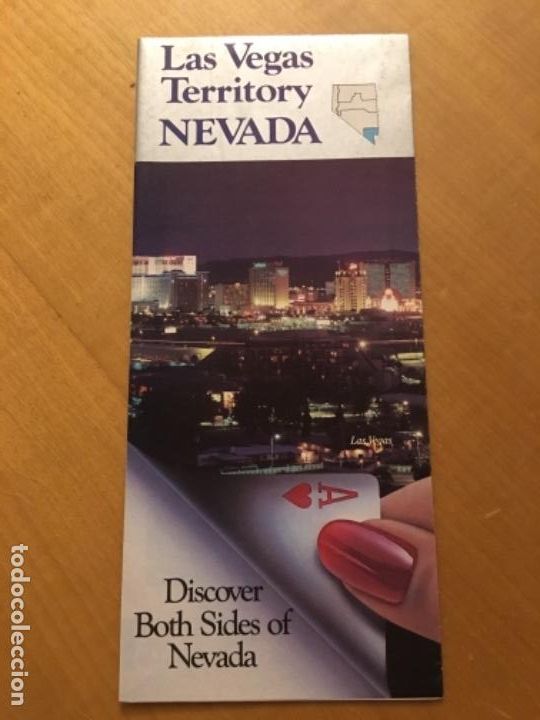 Folletos de turismo: Folleto tur&iacute;stico Las Vegas Nevada a&ntilde;o 89