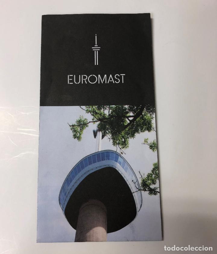 Tourismusbrosch&uuml;ren: FOLLETO EUROMAST DE ROTTERDAM, HOLANDA, DESPLEGABLE, EN HOLANDES, PAPEL GRUESO. ENMARCABLE