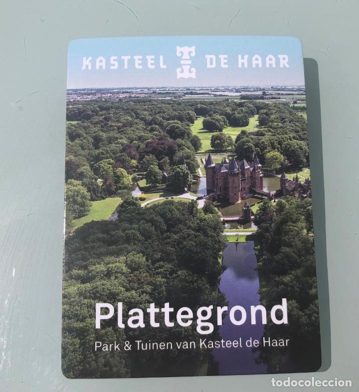 Tourismusbrosch&uuml;ren: TARJETA FOLLETO DESPLEGABLE CASTILLO DE HAAR, UTRECHT, HOLANDA, PAISES BAJOS