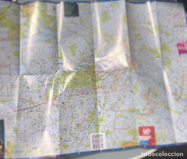 Travel Brochures: MAPA TURISTICO BERLIN, CON TRANSPORTES Y MAPA POSTDAM